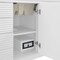 James Martin Vanities 48'' Vanity, Bright White w/ Single Hole 3 CM White Zeus Quartz Top & Backsplash 485-V48-BW-1WZ - alternate 2